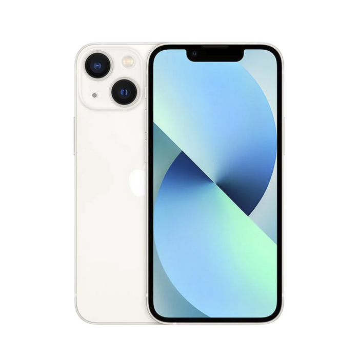 iPhone 13 blanco por delante y por detrás